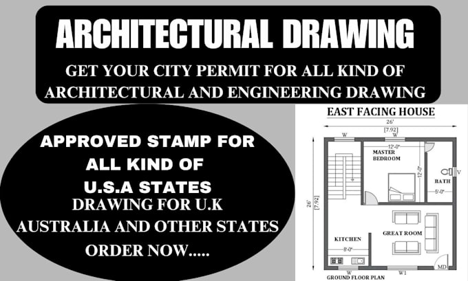 Bestseller - stamp review architectural house plan adu garage deck in autocad