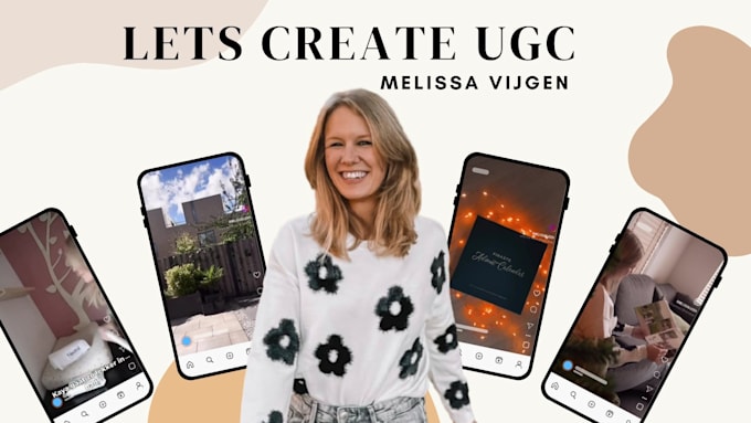 Gig Preview - Create ugc videos in dutch for your social media