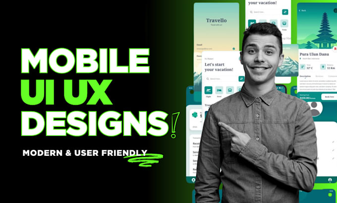 Gig Preview - Design modern UI UX  designs for mobile apps