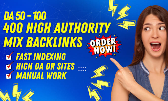 Gig Preview - Link building with high domain authority contextual SEO backlinks google ranking