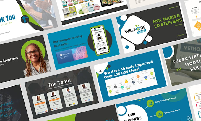 Gig Preview - Create the perfect powerpoint pitch deck or presentation design for you