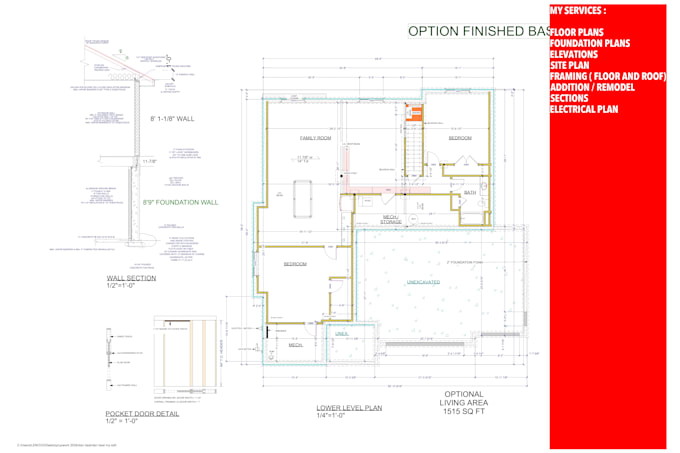 Gig Preview - Create chief architect construction blueprint for remodel ,addition ,adu floor