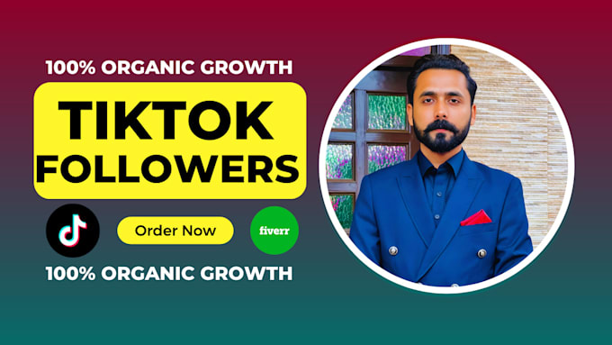 Gig Preview - Super fast organic tiktok followers growth