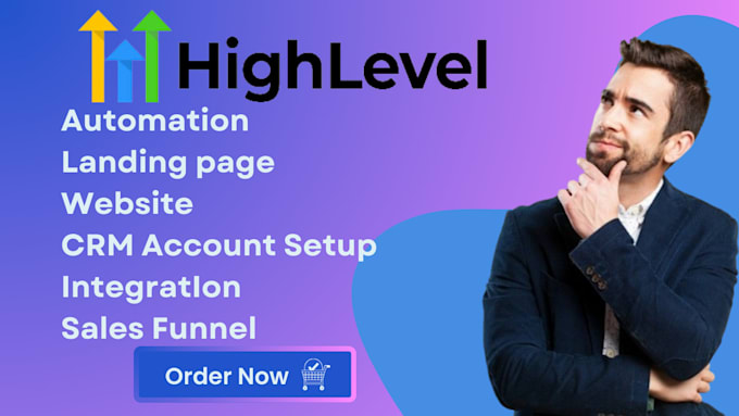 Gig Preview - Build gohighlevel sales funnel gohighlevel automation gohighlevel landing page