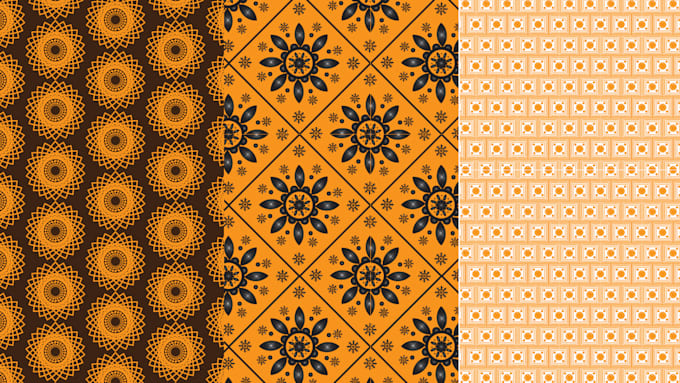 Gig Preview - Do seamless pattern design for textile, monogram, babies, fabric pattern