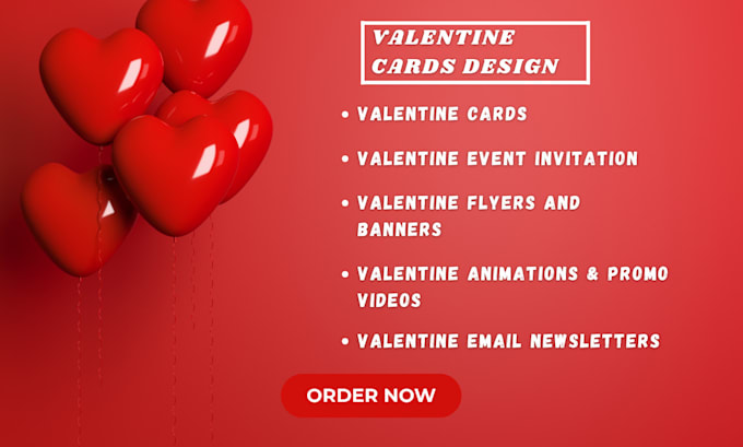 Gig Preview - Design valentine card write social post email newsletter design campain banners