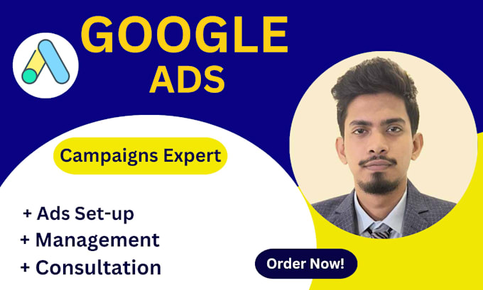 Gig Preview - Google ads PPC campaign by a specialist