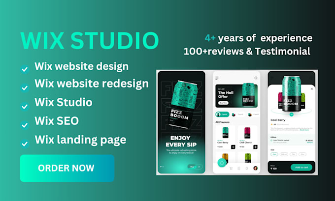 Gig Preview - Do wix website development, wix design or wix redesign with wix studio or editor