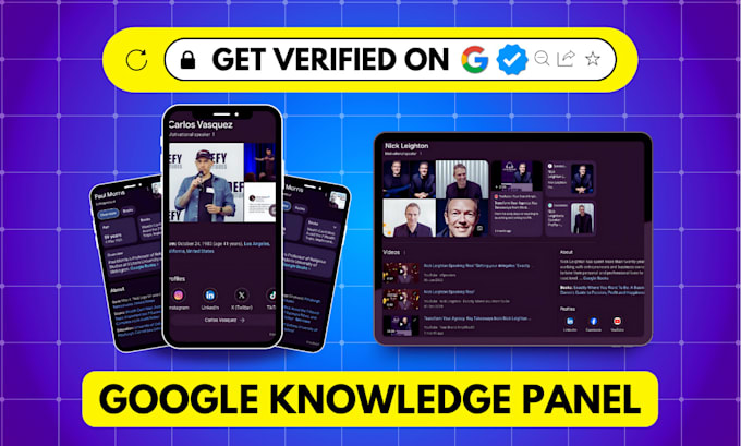 Gig Preview - Get you a perfect google knowledge panel