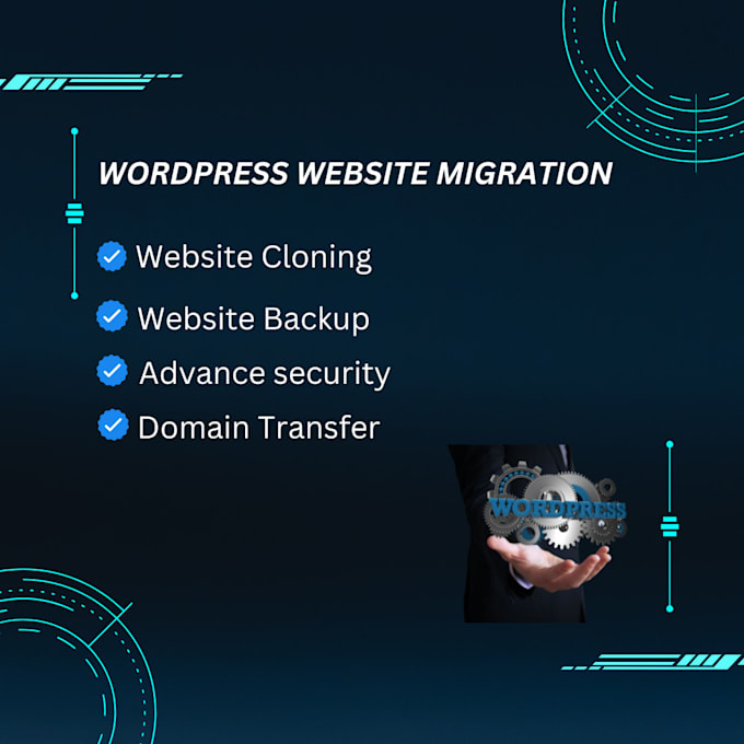 Gig Preview - Migrate, move, backup, clone, update wordpress website