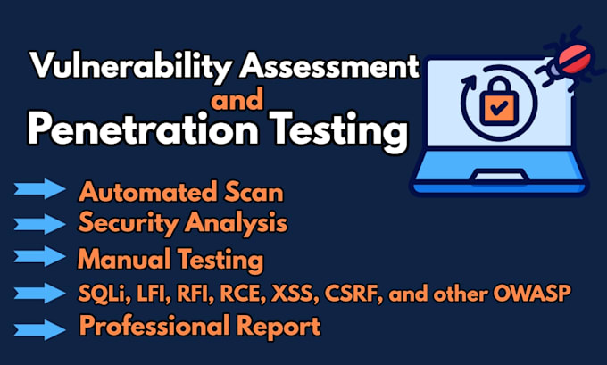 Gig Preview - Perform vulnerability assessment and penetration testing on your website