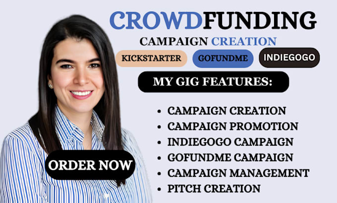 Bestseller - do crowdfunding campaign creation and promotion  kickstarter gofundme indiegogo