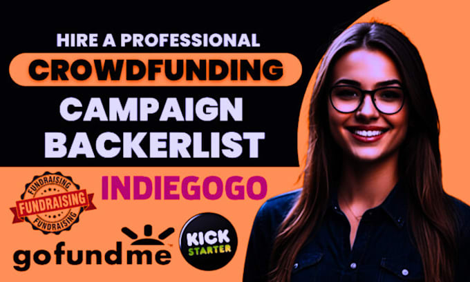 Gig Preview - Generate active crowdfunding backers list for your campaign