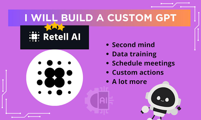 Gig Preview - Create an ai voice agent with actions retellai and make