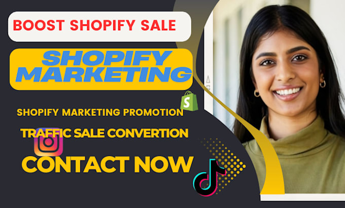 Gig Preview - Do shopify dropshipping marketing ecommerce marketing to boost shopify sales