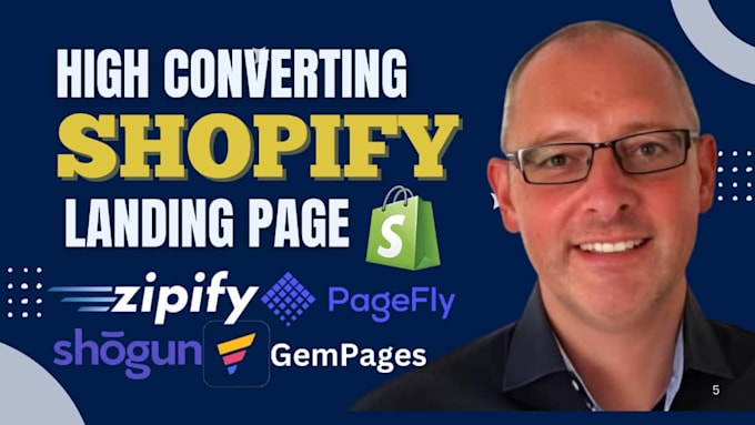 Gig Preview - Design shopify landing page or figma to shopify with pagelfy or gempages