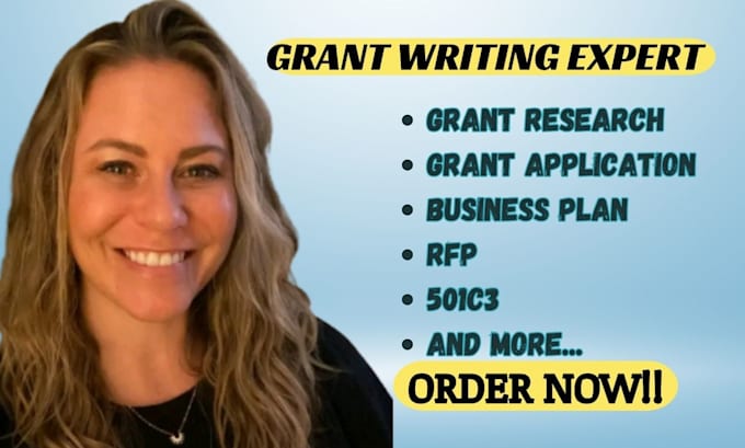 Gig Preview - Write winning grants proposal, research grant for you