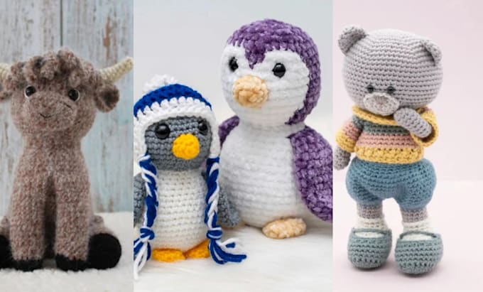 Gig Preview - Write detailed amigurumi crochet pattern with picture tutorials and video