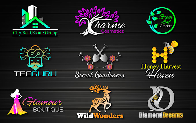 Gig Preview - Design perfect magnificent 2d and 3d logo for your business in 24 hours