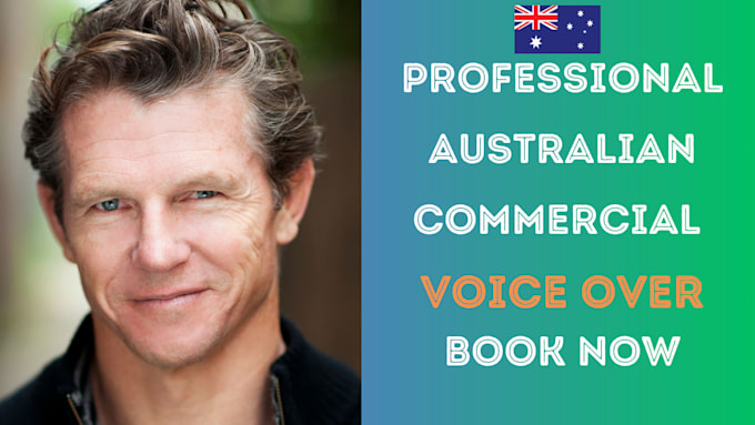 Gig Preview - Record a professional australian male voice over