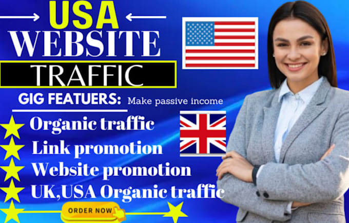 Bestseller - do organic USA,UK website traffic promotion to increase sales, facebook ads