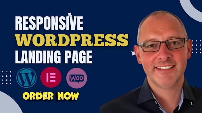 Gig Preview - Build wordpress landing page, design sales funnel, or elementor landing page