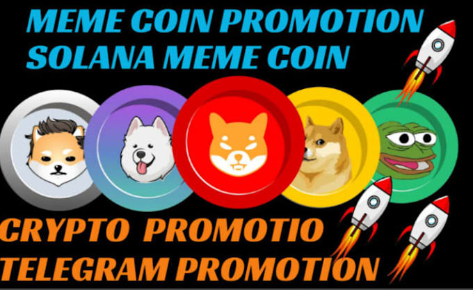 Gig Preview - Boost and promote your  crypto token, memecoin, sol, sui,tg, x,pump fun moonshot