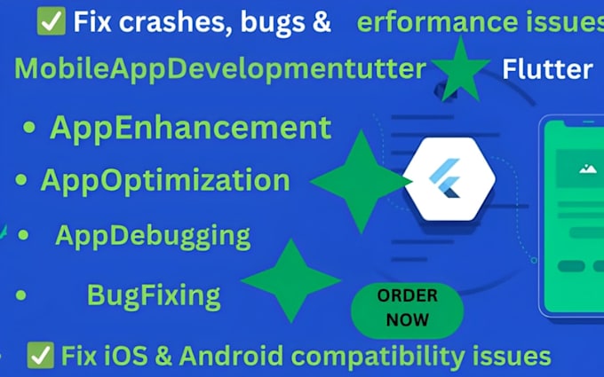 Gig Preview - Fix flutter bugs resolve errors add powerful features to your hybrid flutter app