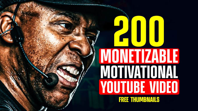 Gig Preview - Create motivational and inspiration youtube videos