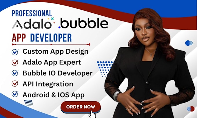 Gig Preview - Build new or complete your bubble adalo flutterflow mobile and web application