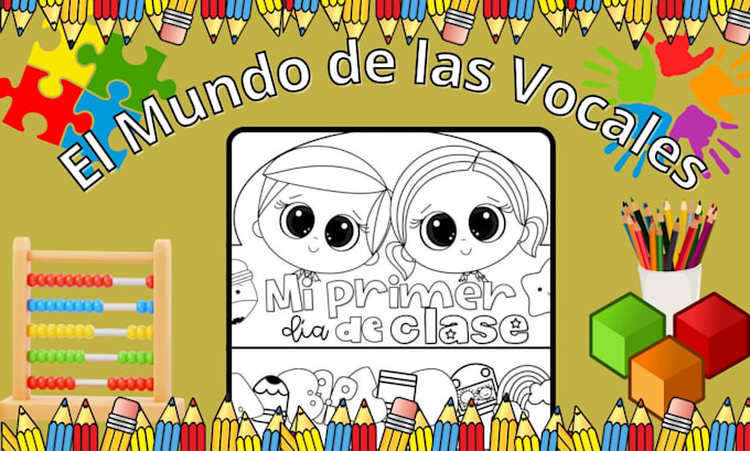 Gig Preview - Creación de ebook para colorear con tus animaciones favoritas