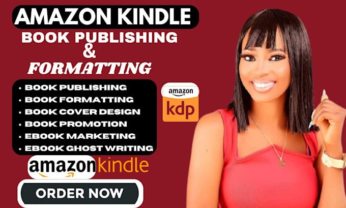 Gig Preview - Do amazon kdp book publishing, kdp book promotion, amazon kdp book formatting