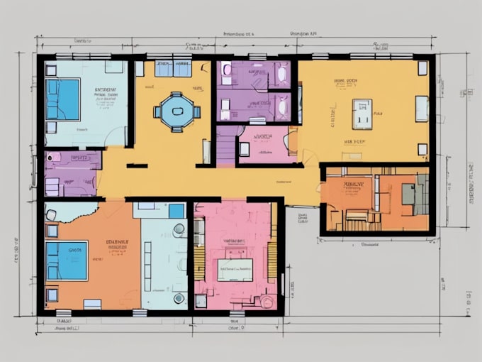 Bestseller - do architect,draftsman for house plans,autocad 2d floor plan