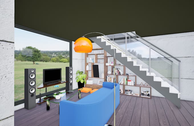 Gig Preview - Create 3d visualizations for any type of interior design