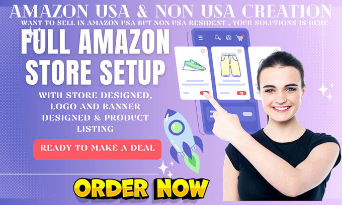 Bestseller - create amazon dropshipping store amazon seller account amazon product listing