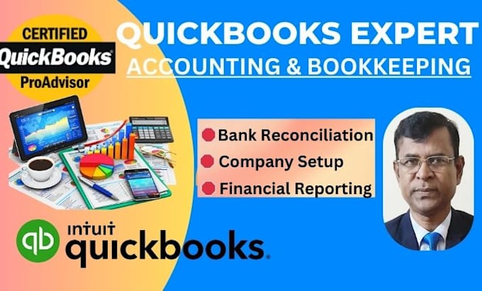 Bestseller - do bank reconciliation and bookkeeping using quickbooks online