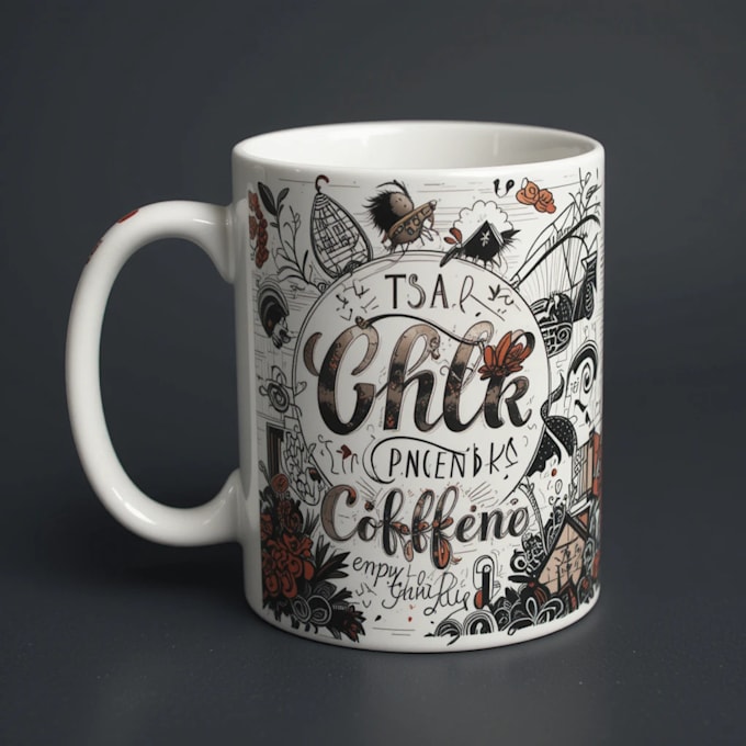 Gig Preview - Do creative mug and cup designs