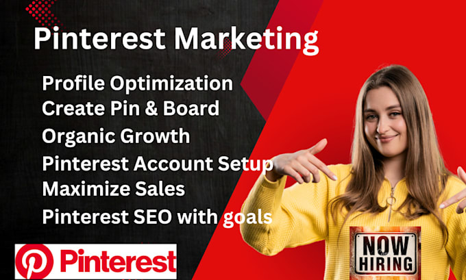 Gig Preview - Manage and optimize your pinterest as virtual assistant