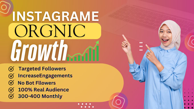 Gig Preview - Professionally promote, manage, and grow your instagram account