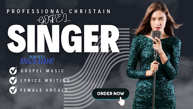 Gig Preview - Be female gospel singer songwriter, christian vocalist soulful gospel music song