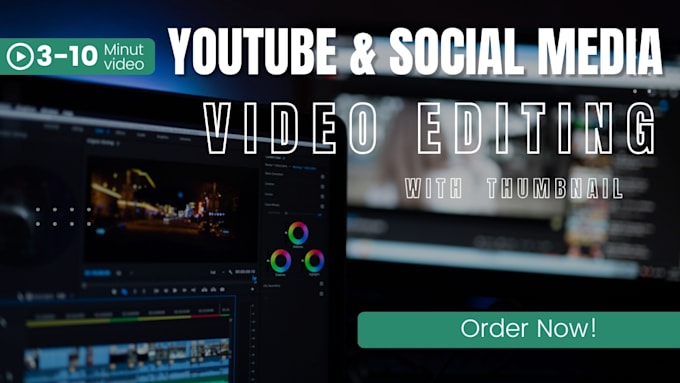 Gig Preview - Do professional video editing for you