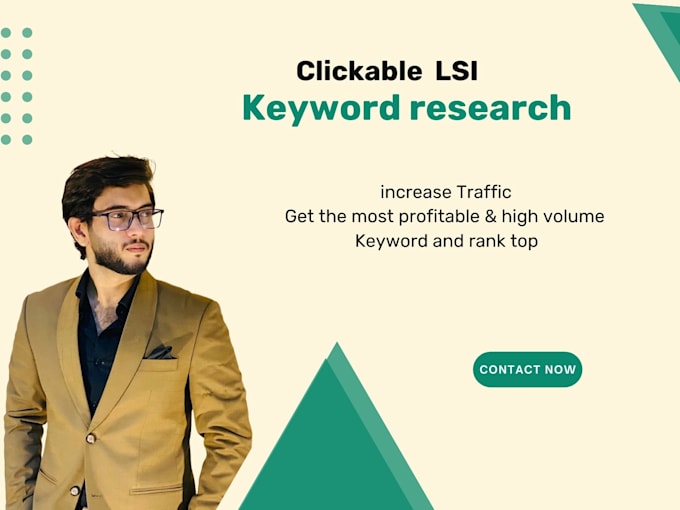 Gig Preview - Profitable intent based lsi keyword research