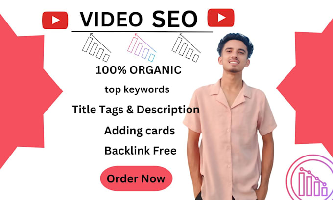 Gig Preview - Do organic youtube video seo full as well as channel manager