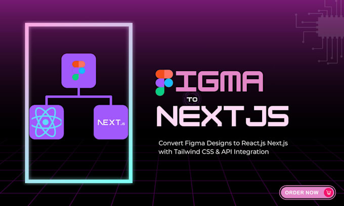 Gig Preview - Convert saas ecommerce figma design to nextjs react tailwind  API integration