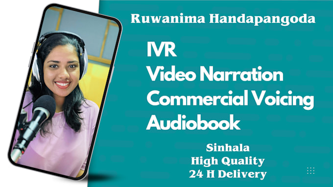 Bestseller - record a professional sinhala female voice over in 24h