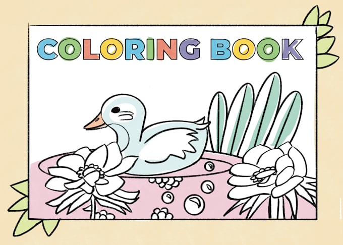 Gig Preview - Draw coloring book pages for children and adults