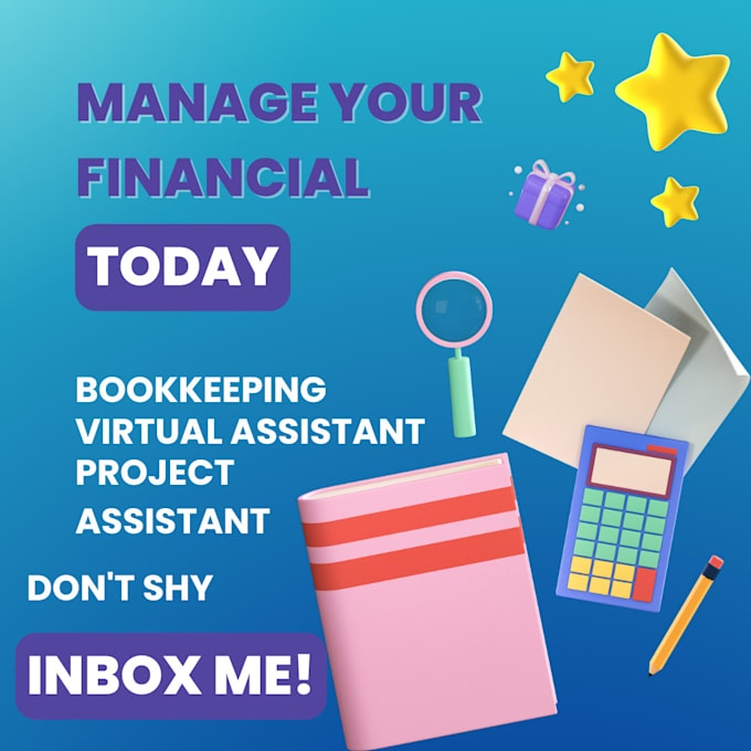 Gig Preview - Bookkeeping,financial statement questions and assistance in your projects