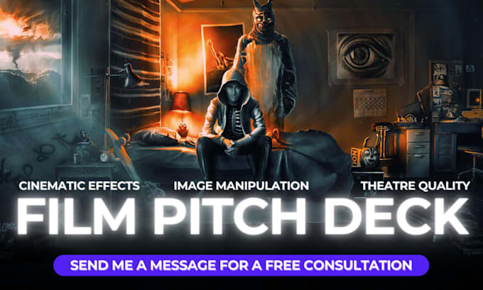 Gig Preview - Design film pitch deck presentation movie pitch deck for your movie