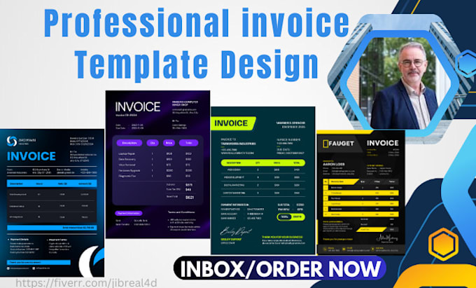 Gig Preview - Do business invoice design expert, quickbooks invoice template and more