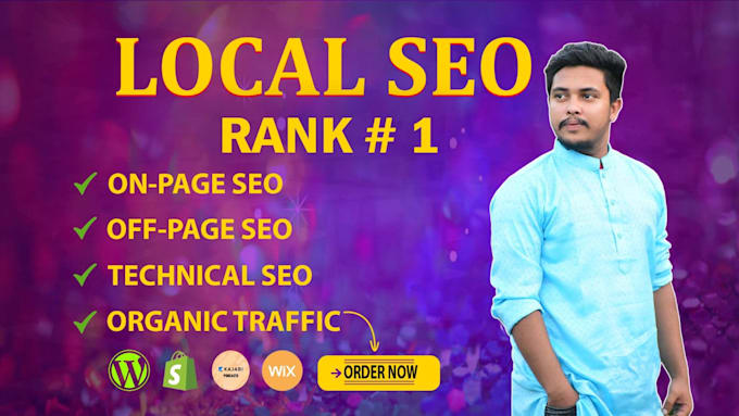 Gig Preview - Do monthly local SEO service optimization for google top ranking